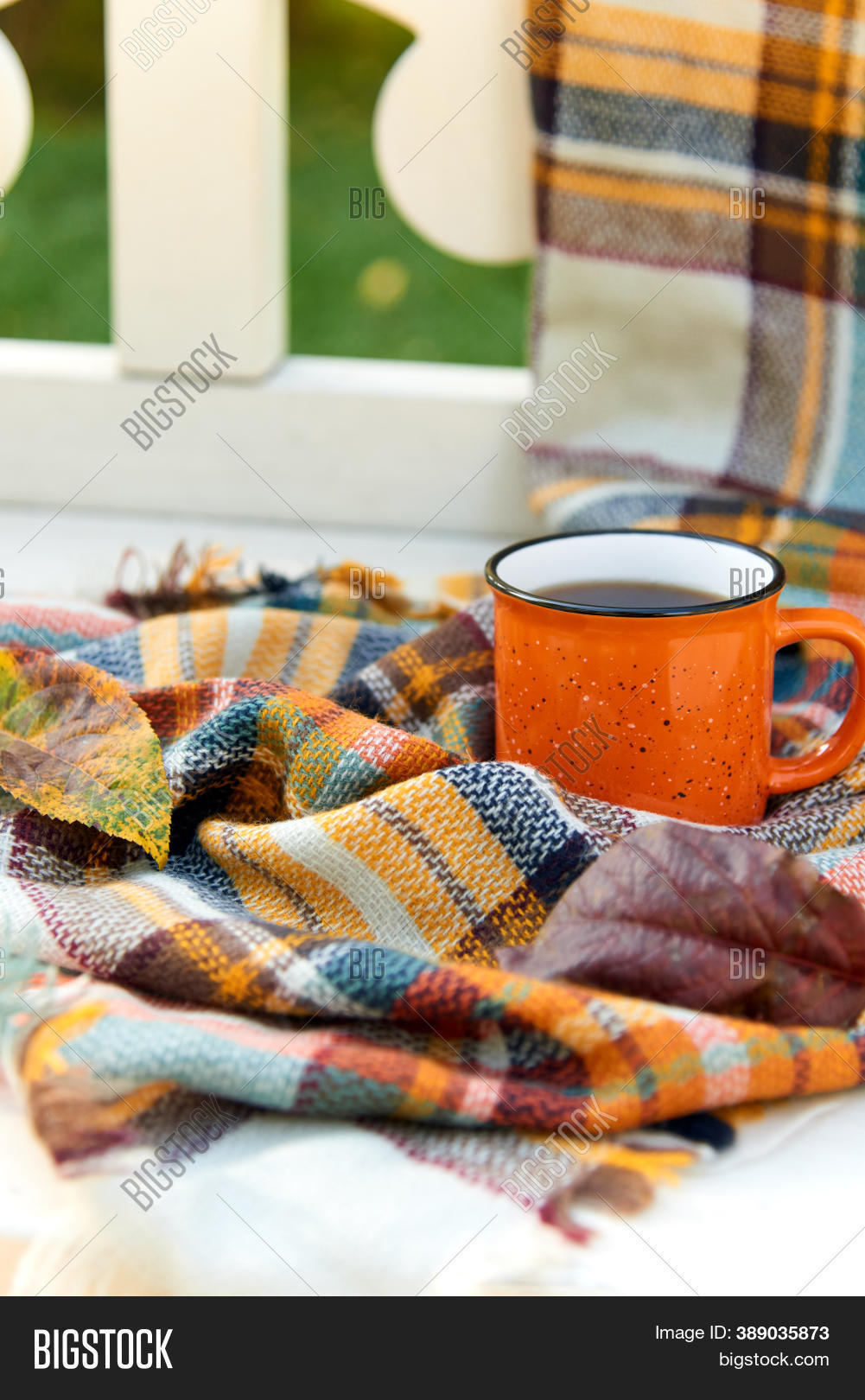 Cup Tea Warm Scarf On Image & Photo (Free Trial) Bigstock