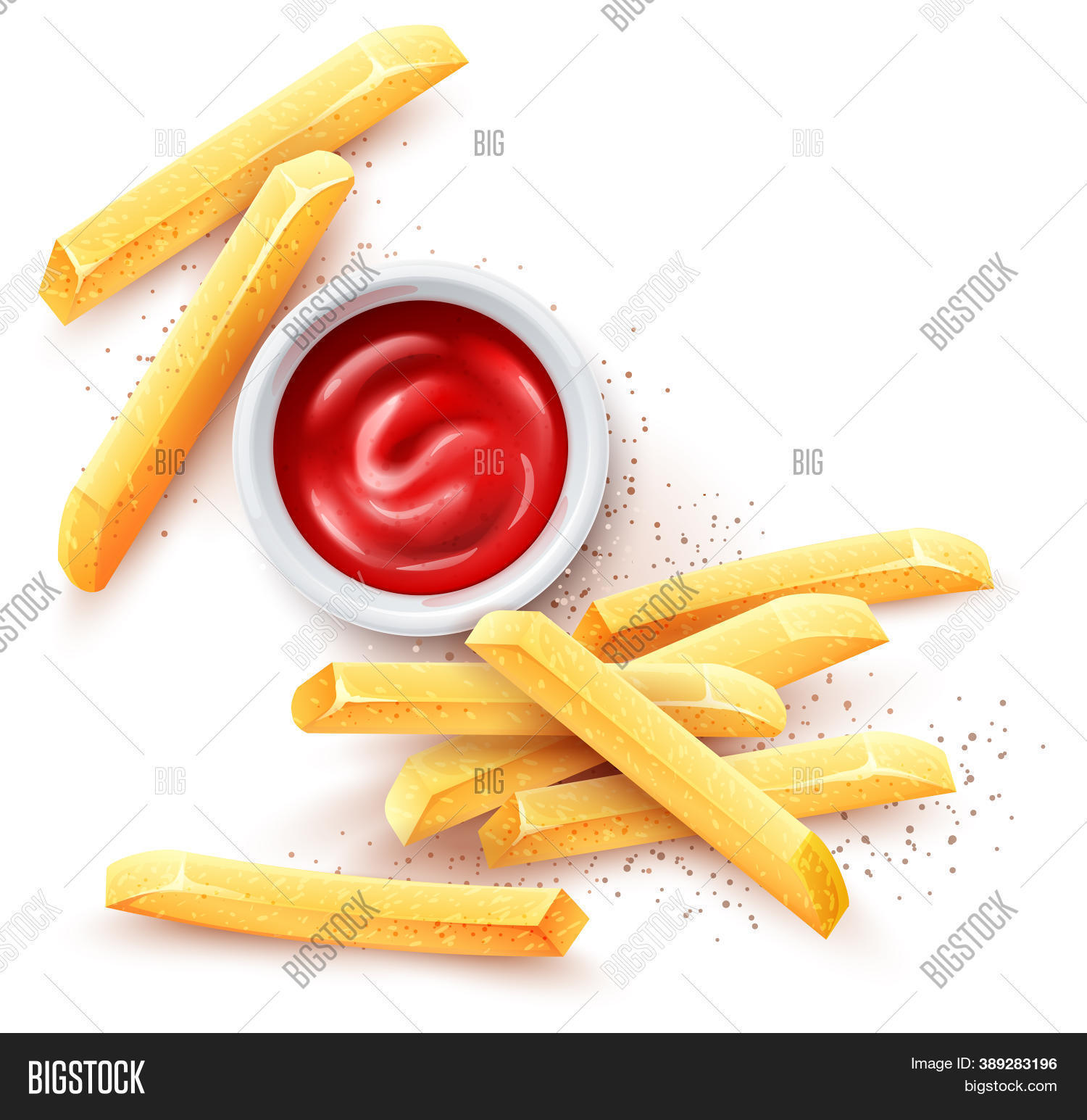French Fries Ketchup Image & Photo (Free Trial) Bigstock