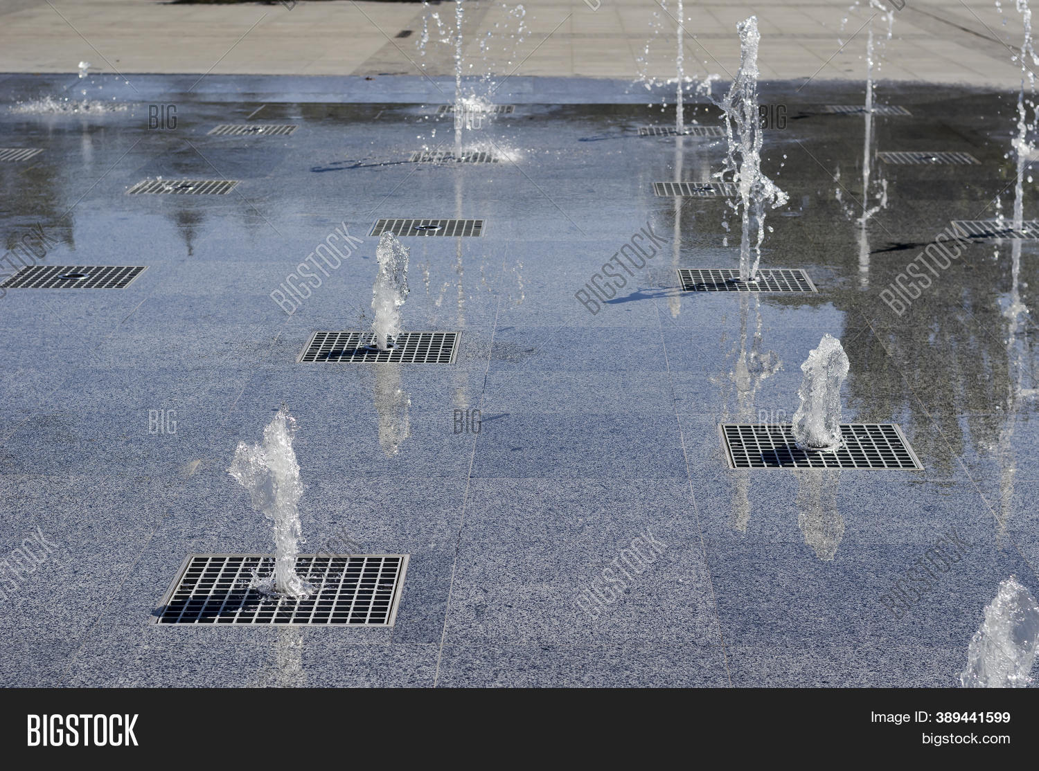 Water Jets Fountain Image & Photo (Free Trial) Bigstock