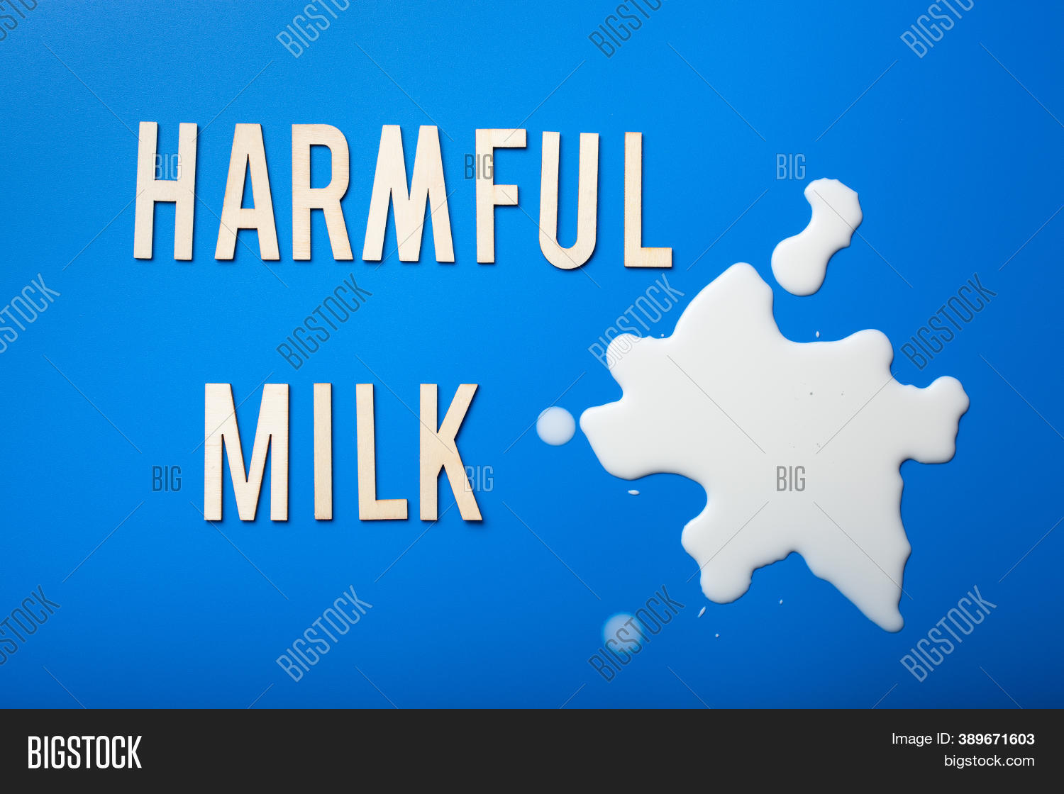 Harmful Milk Word Text Image & Photo (Free Trial) Bigstock