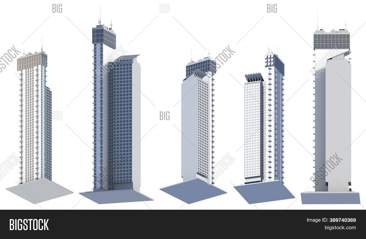 Low Rendered Building 5 Low View Renders Image & Photo (Free Trial) | Bigstock