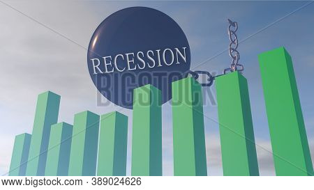 3d Rendering Illustration Of Financial Stock Market Influenced By 3d Rendering Illustration Of Finan