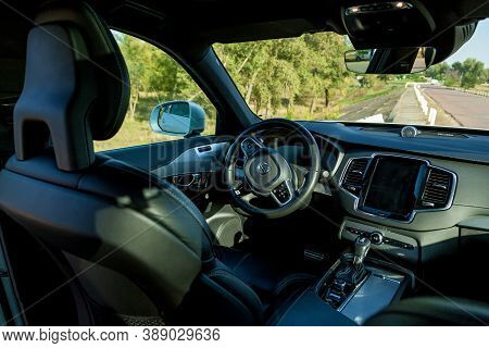 Ukraine Kiev September 26, 2020: Volvo Xc90 Is The First Suv By Volvo Cars. Designed With Volvo\'s C