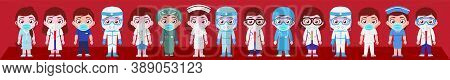 Doctors, Team, Covid-19 Warriors & Hospital Full Staff