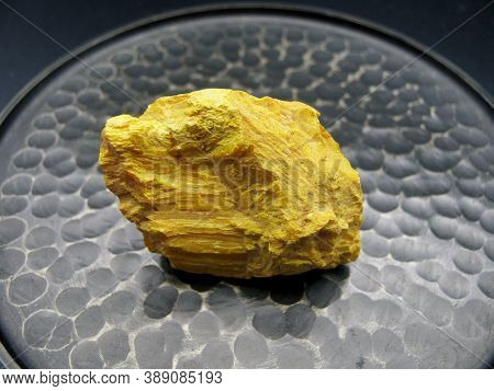 Mineral Class, Sulphides Of Orpiment. Yellow Sulfide Of Arsenic.
