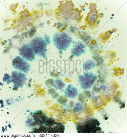 Texture Tie Dye. Artistic Watercolor Patterns. Abstract Kaleidoscope. Brown Tye Dye Dress. Spiral St