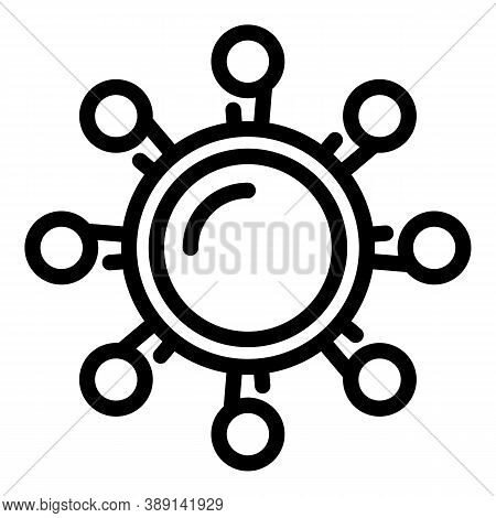 Bulgaricus Microorganism Icon. Outline Bulgaricus Microorganism Vector Icon For Web Design Isolated 