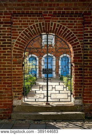 Arched Gate, Entrance To A Garden Yard In Amersham