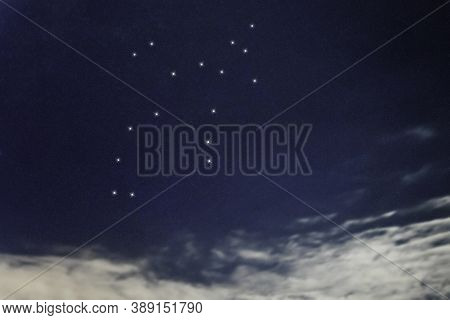 Perseus Star Constellation, Night Sky, Cluster Of Stars, Deep Space, Hero constellation 