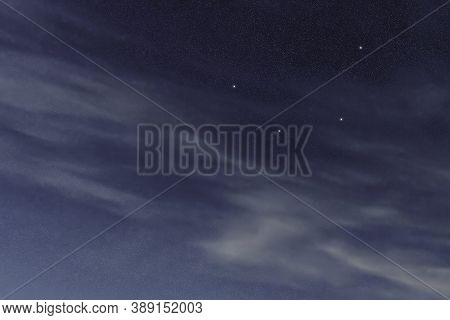 Mensa Star Constellation, Night Sky, Cluster Of Stars, Deep Space, table Mountain constellation 