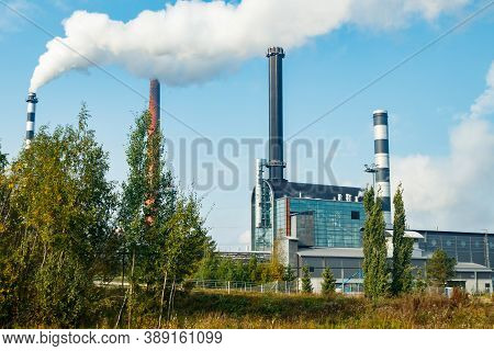 Kouvola, Finland - 24 September 2020: Stora Enso Paper Mill In Inkeroinen.