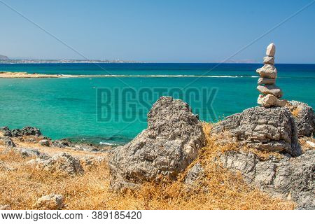 Photo Of Greece Island Chrysi With White Sand