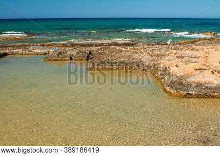 Photo Of Greece Island Chrysi With White Sand