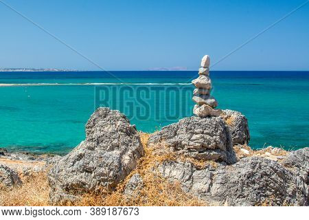 Photo Of Greece Island Chrysi With White Sand  Cedar Trees