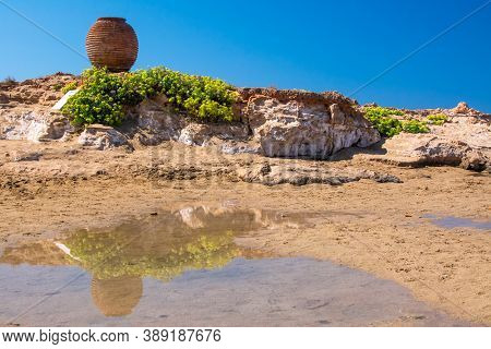 Photo Of Greece Island Chrysi With White Sand