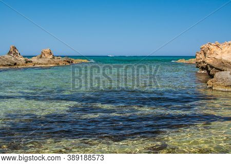 Photo Of Greece Island Chrysi With White Sand  Cedar Trees