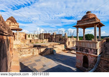 Kumbha Palace In Chittor Fort In Chittorgarh City, Rajasthan State Of India