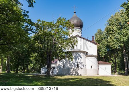 Cathedral Of Our Lady Sovereign. Gdov Fortress. The Cathedral Was Built In 1991 On The Site Of The A