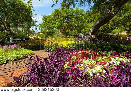 Prescott Park In Portsmouth, New Hampshire Is The Most Popular City Park Which Features Extensive Fl
