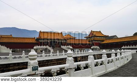 Zhejiang, China - January 21 2020 : Hengdian World Studios  The World's Largest Film & Tv Shooting B