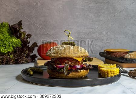 Beyond Burger - The Future Of Protein. Made From Plants, No Soy, No Gluten. Served With Vegan Cheese