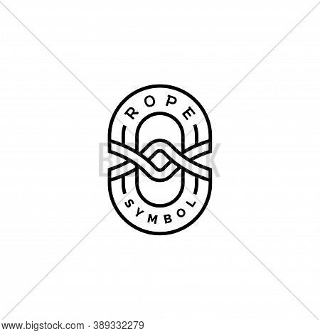 Rope Symbol Logo Vector & Photo (Free Trial) | Bigstock