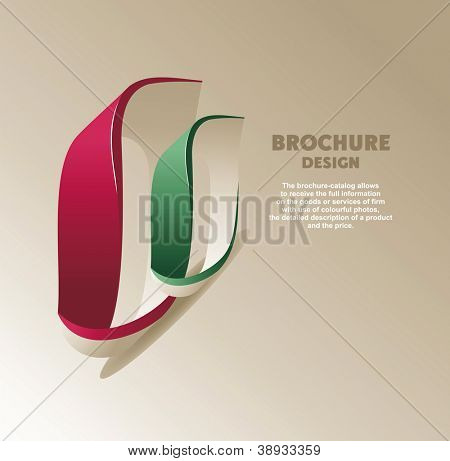 Abstraktní licon design brožury