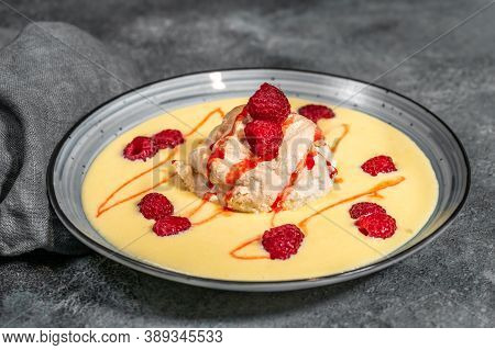 Floating Island Dessert