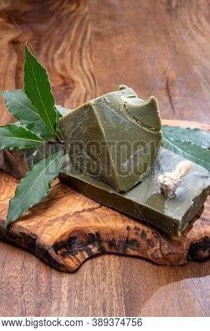 Blocks Of Handmade Bio Vegetal Laurel Bay Leaf Soap
