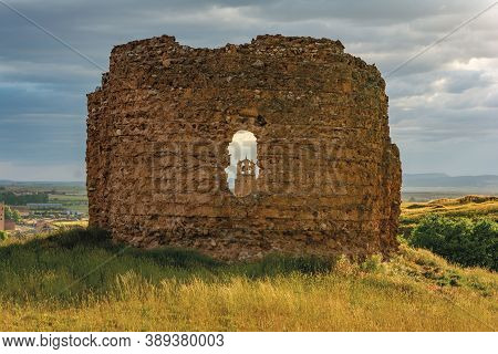 Ruins Of The Hermitage Of Santiago In Ayllón (segovia, Spain)