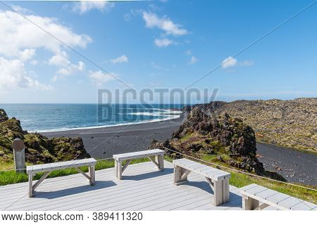 Djupalonssandur Beach In Snaefellsnes Peninsula In West Iceland