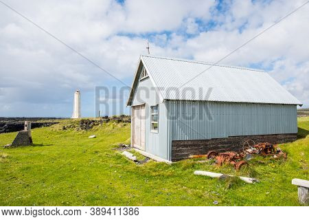 Old Cottage On Snaefellsnes Peninsula In West Iceland