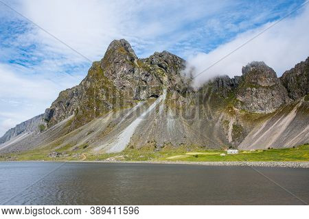 Mountain Eystrahorn In East Iceland