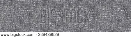 Grey Threads Texture. Abstract Knitting Pattern. Handmade Christmas Embroidery. Macro Nordic Yarn. T