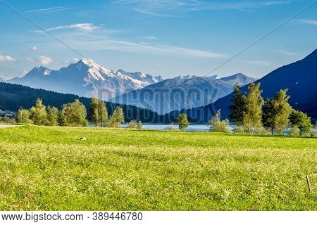 Splendid View Of Lake Resia - Reschensee - South Tyro, Italy, Europe.