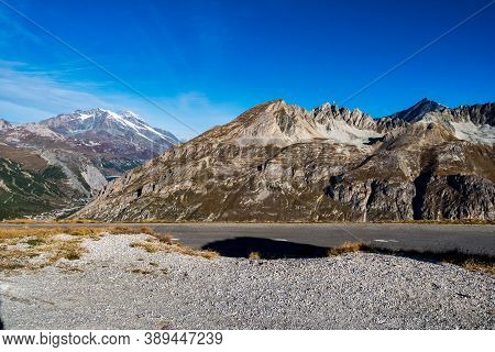 Le Fornet Mountains Near Val Disere, France - Captured From Col De Liseran Road.