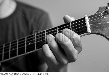 Musicians Are Catching Guitar Chords.