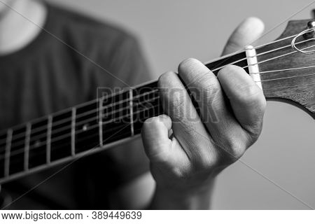 Musicians Are Catching Guitar Chords.