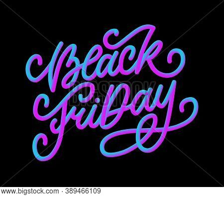 Black Friday Calligraphic Designs Retro Style Elements Vintage Ornaments Sale, Clearance Vector Lett