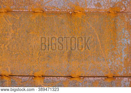 Rusty Metal Texture. Grunge Industrial Vintage Background.