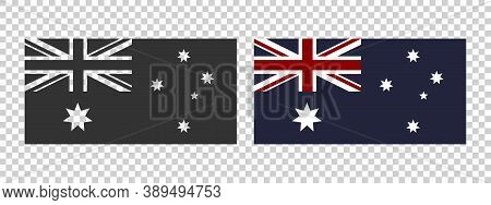 Flag Of Australia. Commonwealth Of Australia Flag. Concept Flag Of Australia. Vector Illustration