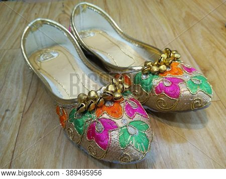 A Picture Of Shose For Women With Selective Focus