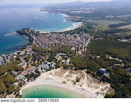 Amazing Aerial View Of Town Of Kiten, Burgas Region, Bulgaria