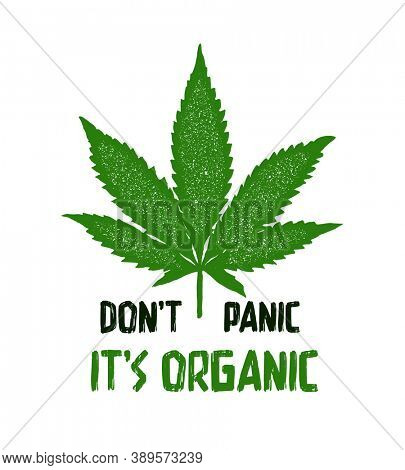 Do not panic it is organic t shirt and apparel trendy design.  