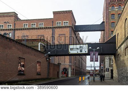 Dublin, Ireland - 09 November 2015: Guinness Storehouse In Dublin. Guinness Storehouse Is A Tourist 
