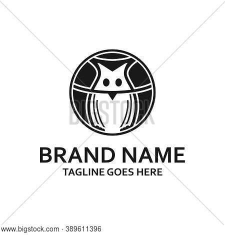 Owl Animal Circle Modern Logo Design Your Company