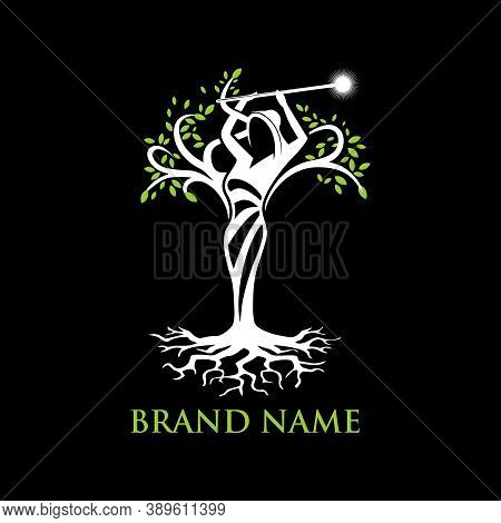 Modern Angel Tree Logo Design Your Company