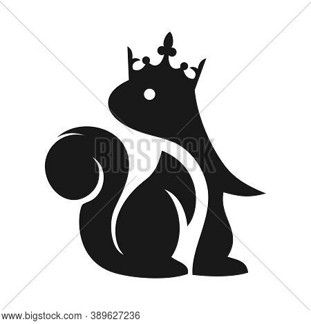 Squirrel Queen Logo Your Company Or Brand
