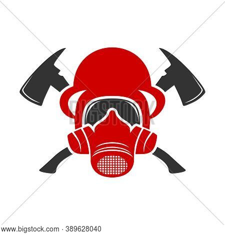Fire Helmet Logo For Your Company Or Brand