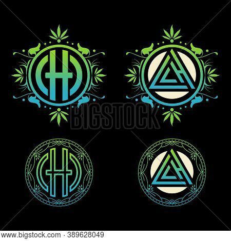 Green Logo Initial Ch Or Hc Your Company